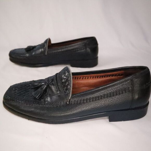 Brass Boot Tassel penny loafer men\'s Black Size 10 main image 10